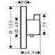 Смеситель для душа Hansgrohe ShowerSelect S Highflow 15741000S хром Смеситель для душа Hansgrohe ShowerSelect S Highflow 15741000S хром
