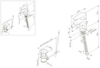 Смеситель Am.pm Inspire F5083100 для биде с д/к