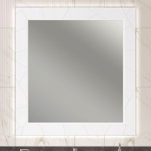 Зеркало Opadiris Луиджи 00-00006548 белый матовый