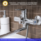 Смеситель для ванны с душем РМС SL141-006E хром