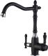 Смеситель для кухни ZORG Steel Hammer SH 812 BLACK CR Смеситель для кухни ZORG Steel Hammer SH 812 BLACK CR