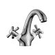 Смеситель для раковины Decoroom хром/белый DR46011-White