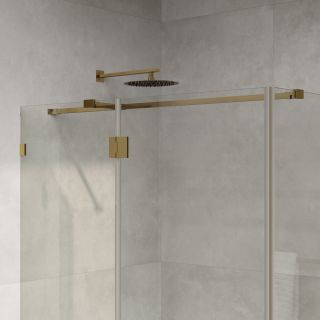 Душевой уголок WasserKRAFT Ems 76H10 120x100 см профиль золото стекло прозрачное