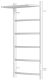 Полотенцесушитель электрический Point Афина PN04848PW с полкой 40x80см белый матовый