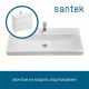 Мебельная раковина Santek Адриана 1WH501629 90 см белый