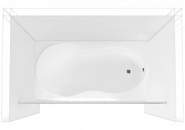 Карниз для ванны Aquanet Aquanet 190 прямой 00158951