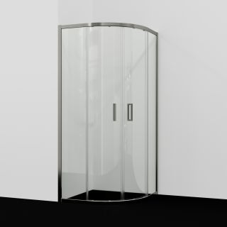 Душевой уголок WasserKRAFT Tauber 64S01 90x90 см профиль никель стекло прозрачное