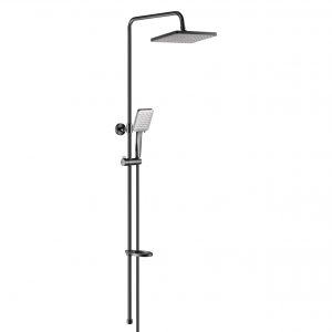 Душевая стойка Swedbe Hermes 5105B без смесителя чёрный
