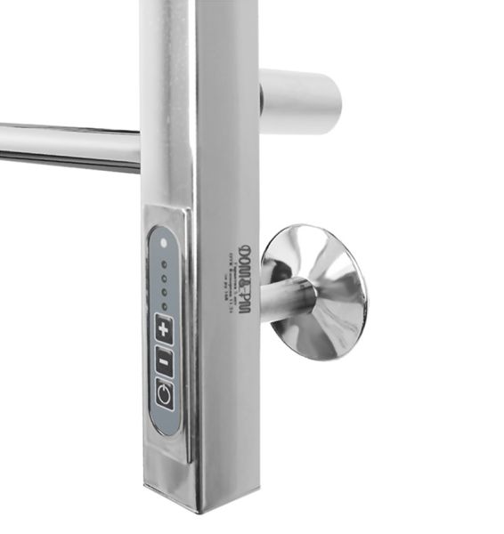 Полотенцесушитель электрический Domoterm Квадро DMT П8 500x800 EK R хром