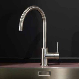 Смеситель для кухни Carlo Frattini Kitchen F7057INOX нержавеющая сталь