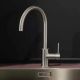 Смеситель для кухни Carlo Frattini Kitchen F7057INOX нержавеющая сталь