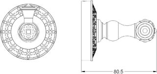 Крючок Zorg Antic AZR 01 SL серебро Крючок Zorg Antic AZR 01 SL серебро