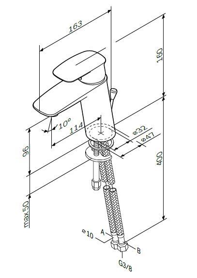Смеситель Am.Pm Spirit V2.1 F71A02100 для раковины Смеситель Am.Pm Spirit V2.1 F71A02100 для раковины