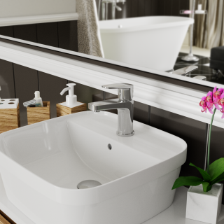 Смеситель для умывальника хром RUSH Bali (BA3835-11) Смеситель для умывальника хром RUSH Bali (BA3835-11)