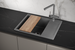 Мойка кухонная Granula 6202, ГРАФИТ Мойка кухонная Granula 6202, ГРАФИТ