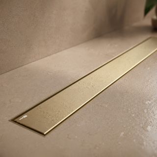 Душевой лоток под плитку WasserKRAFT Niers 30D60BG 60 см золото матовое