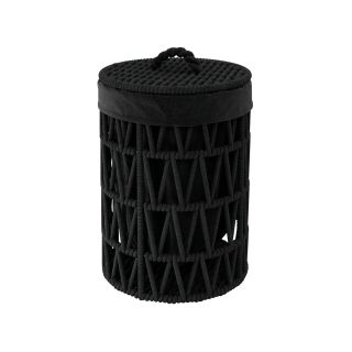 Корзина для белья WasserKRAFT Mosel WB-460-S чёрный матовый