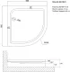 Душевой поддон Niagara Nova 80801RUS 80x80 см белый