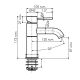 Смеситель для раковины WasserKRAFT Niers 3005BG золото матовое