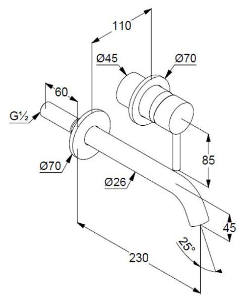 Смеситель для раковины Kludi Bozz 382455376 белый матовый