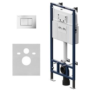 Инсталляция для подвесного унитаза Am.Pm MasterFit I012710.0231 с клавишей ProC S механическая хром