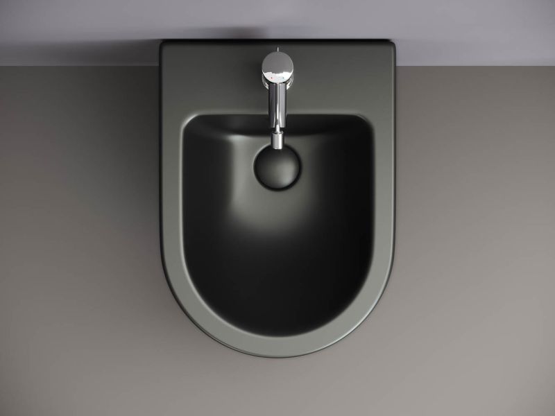 Биде подвесное Ceramica Nova Metropol CN4003MB чёрный матовый
