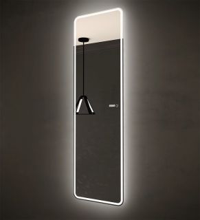 Зеркало с подсветкой и часами Art&Max Terni 45x150см AM-Ter-450-1500-DS-F-T Зеркало с подсветкой и часами Art&Max Terni 45x150см AM-Ter-450-1500-DS-F-T