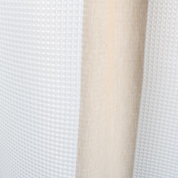 Шторка для ванной Fixsen Vafel бежевая (FX-5020A)