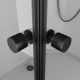 Душевая кабина Am.Pm X-Joy W94C-403-12080BT профиль мат.черный стекло прозрачное