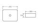 Раковина накладная D&K Berlin DT1431216 47см белый Раковина накладная D&K Berlin DT1431216 47см белый