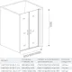 Душевое ограждение Good Door Fantasy SD-90-C-CH 90*185 профиль хром, стекло прозрачное