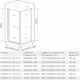 Душевое ограждение Good Door Fantasy CR-80-С-CH 80*80 профиль хром, стекло прозрачное