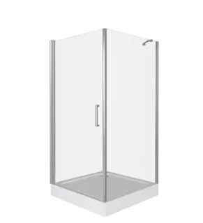 Душевое ограждение Good Door Fantasy CR-80-С-CH 80*80 профиль хром, стекло прозрачное