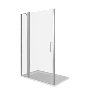 Душевое ограждение Good Door Fantasy WTW-130-С-CH 130*185 профиль хром, стекло прозрачное
