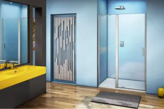 Душевое ограждение Good Door Fantasy WTW-140-С-CH 140*185 профиль хром, стекло прозрачное