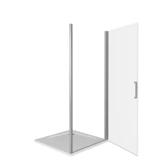 Душевое ограждение Good Door Fantasy DR-100-С-CH 100*185 профиль хром, стекло прозрачное