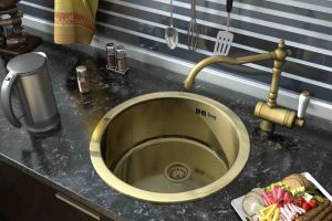 Мойка кухонная Zorg Inox PVD SZR-500-BRONZE