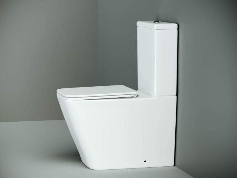 Напольный унитаз Ceramica Nova Cubic CN1803 безободковый белый Напольный унитаз Ceramica Nova Cubic CN1803 безободковый белый