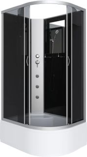 Душевая кабина Niagara Classic 25101434LBKG 120x80 см профиль хром стекло тонированное