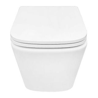 Унитаз подвесной Azario Armonia AZ-2403 безободковый торнадо белый