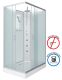 Душевая кабина Niagara NG-43295-14QBKTG с гидромассажем 120x90см серебро/матовое