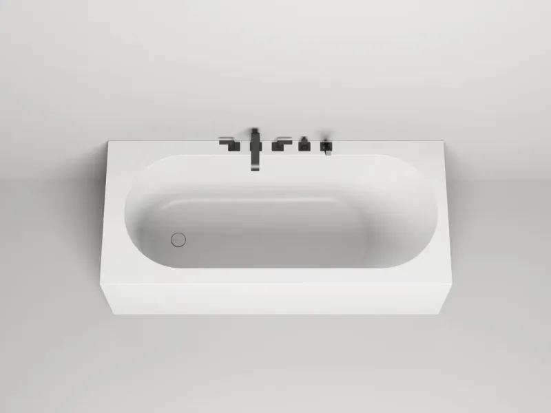 Ванна из искусственного камня Salini Fabia S-Sense 102611GRH 170x75см RAL снаружи