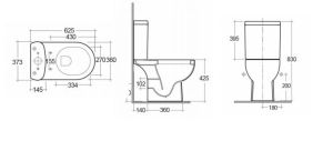 Унитаз Kerama Marazzi BUONGIORNO PRO BG.Pro.wc.01 напольный