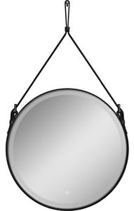Зеркало с подсветкой Art&Max Milan 80см чёрный AM-Mil-800-DS-F-Nero