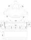 Гидромассажная ванна Royal Bath Fanke Comfort 140x140см белый RB581200CO