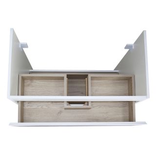 Тумба с раковиной Azario Мила CS00091366 80 см белый матовый