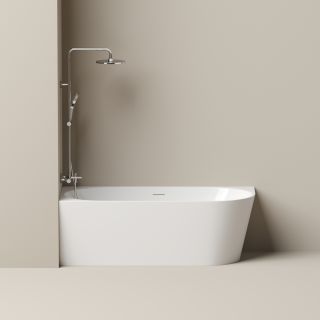 Ванна акриловая Sancos Грань (Edge) FB23L левая 170x80 см белый глянцевый