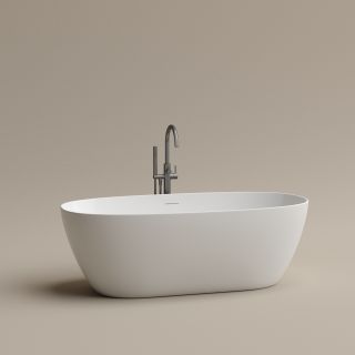 Ванна акриловая Sancos Овал (Oval) FB21 170x80 см белый глянцевый