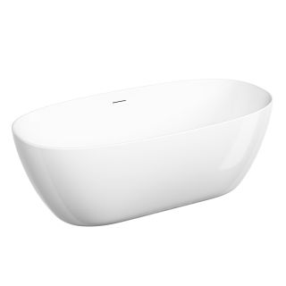 Ванна акриловая Sancos Овал (Oval) FB21 170x80 см белый глянцевый