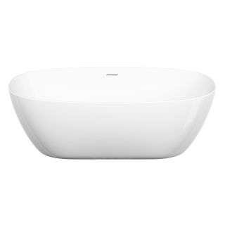 Ванна акриловая Sancos Овал (Oval) FB21 170x80 см белый глянцевый